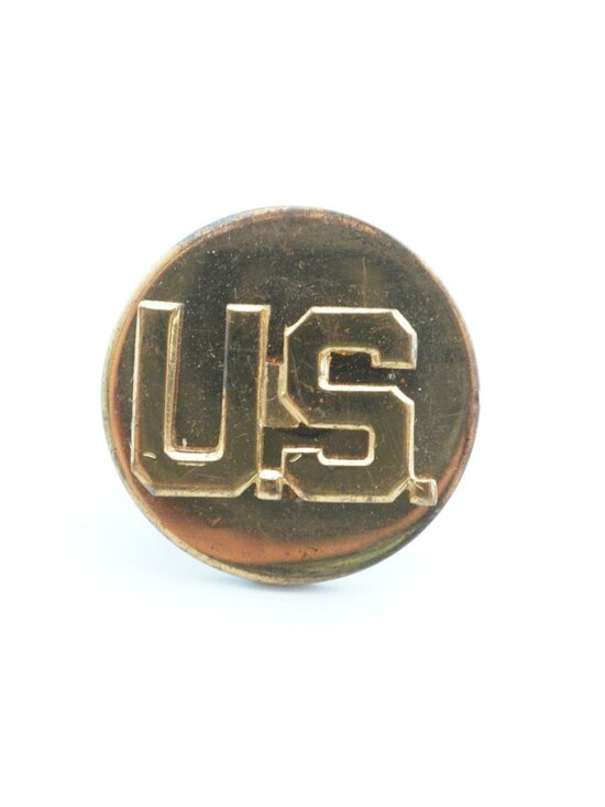 Unbranded Other - Vintage U.S. Army Military Brass Collar Pin Button Insignia